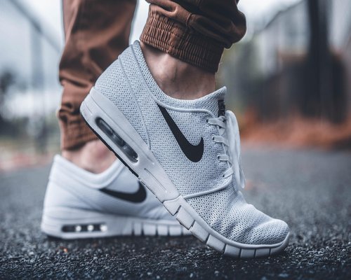 Close up of comfortable shoes for walking